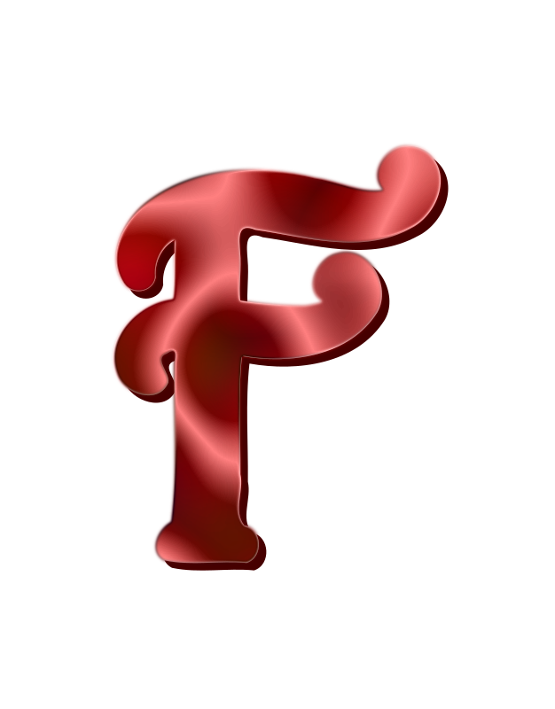 Alphabet 12, letter F