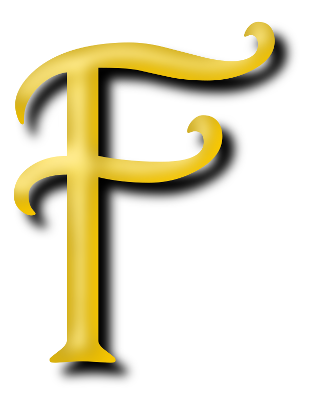 Alphabet 13, letter F