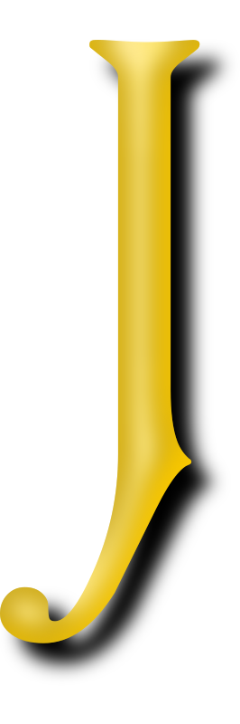 Alphabet 13, letter J