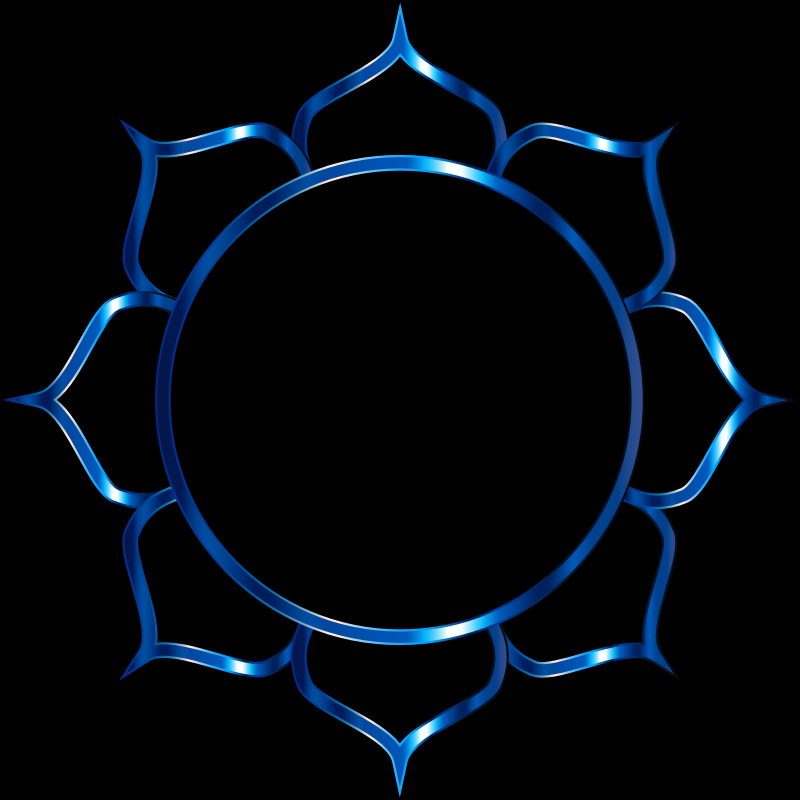 Chromatic Lotus Flower Line Art 6