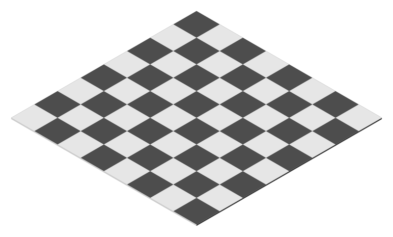 axonometric chessboard