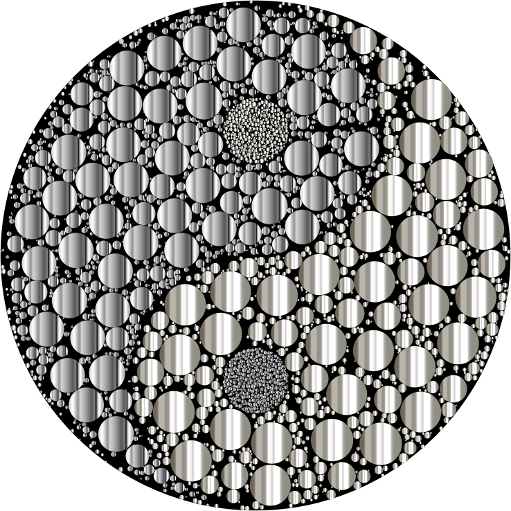 Prismatic Circles Yin Yang 5