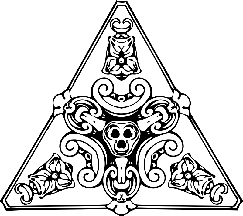 Triangular ornament 23