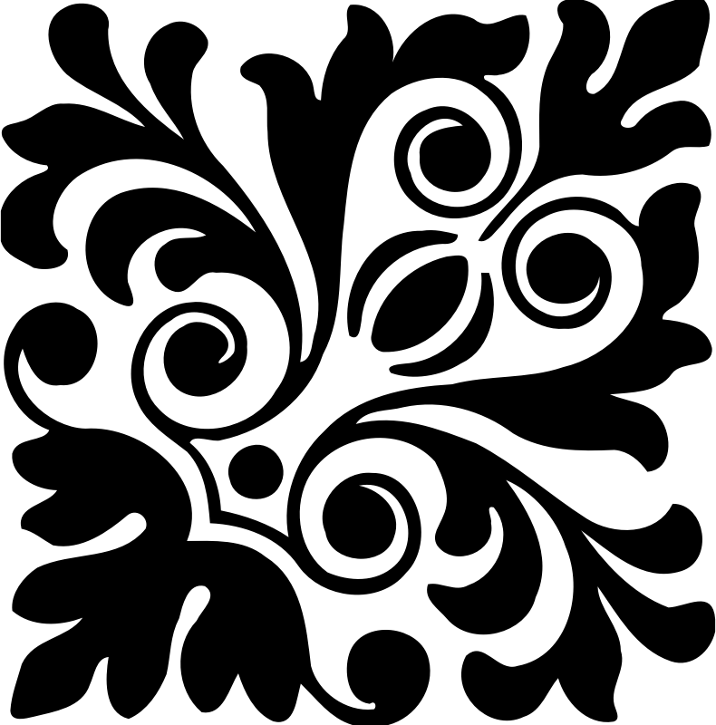 Square ornament 19