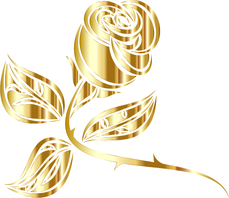 Stylized Rose Extended 3 Minus Background