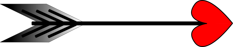 Hearted Arrow 