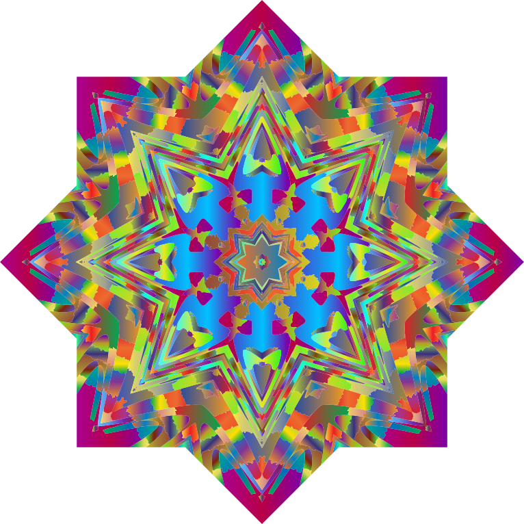 Prismatic Abstract Geometric Shape