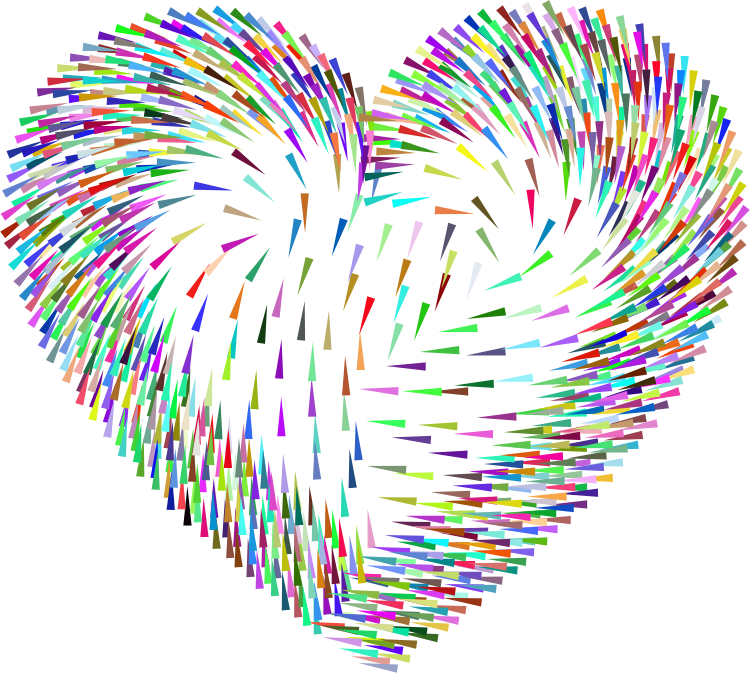 Prismatic Ferromagnetic Heart No Background