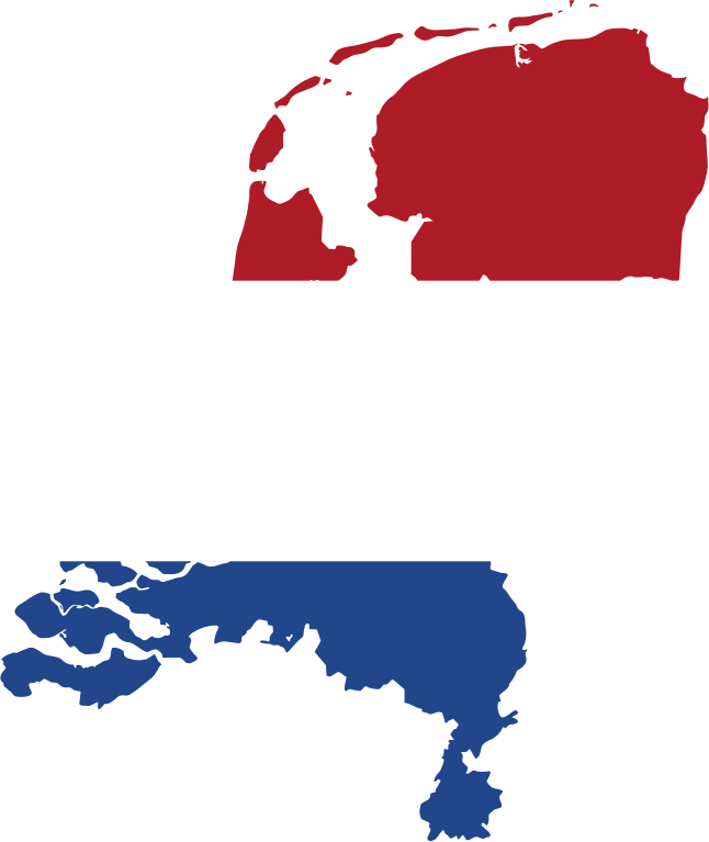 Netherlands Map Flag
