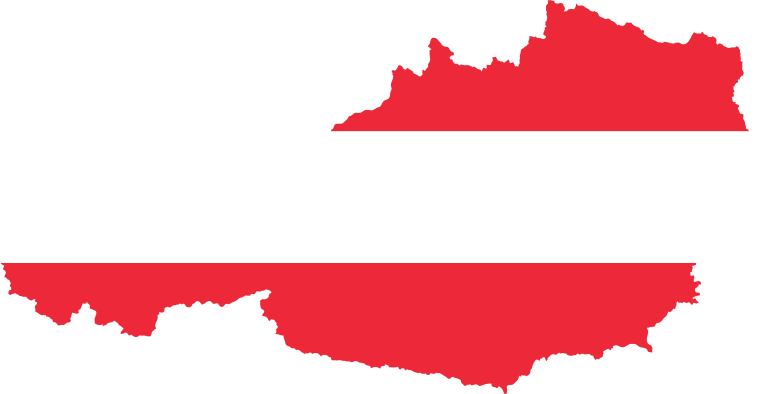 Austria Map Flag