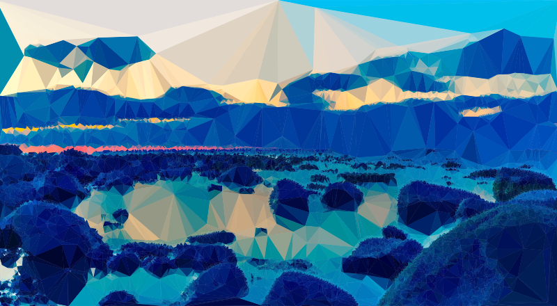 Low Poly Baltic Sea