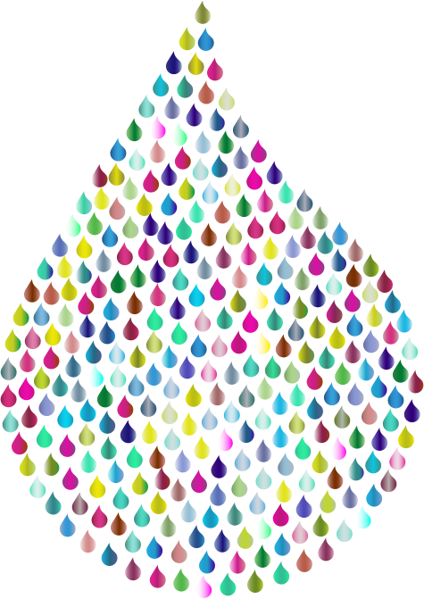 Prismatic Drops Fractal 3 No Background