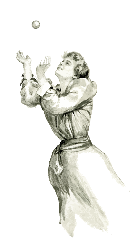 Lady with ball