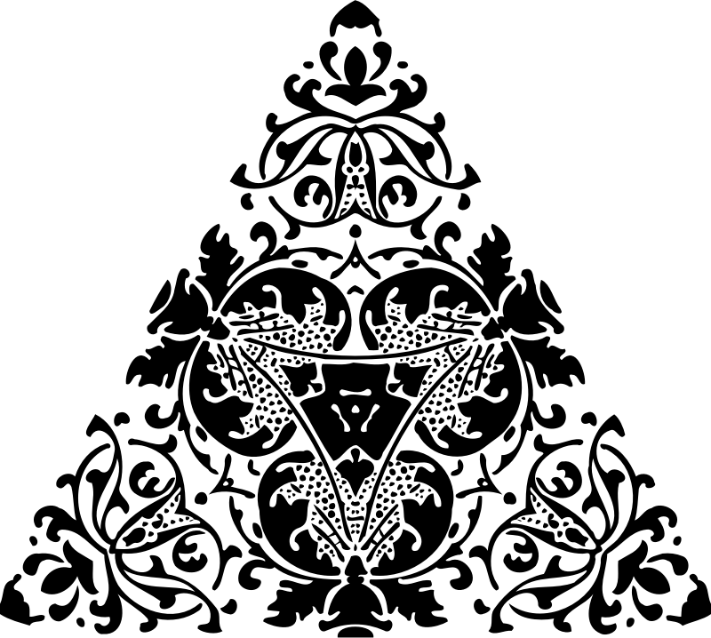 Triangular ornament 27