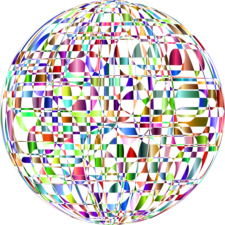 Abstract Chromatic Orb No Background
