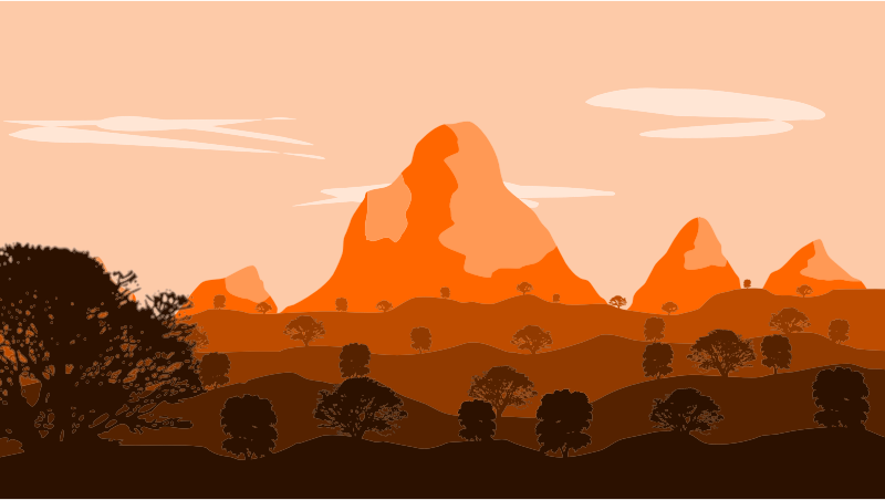 Flat Shaded Landscape