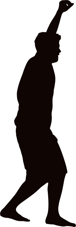 Tightrope Walker Silhouette