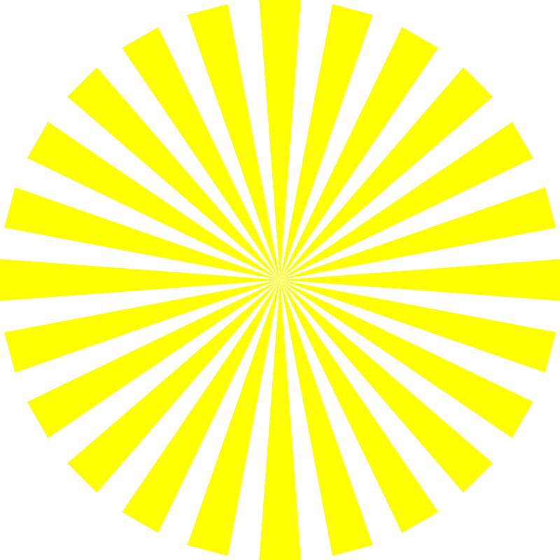 Basic Yellow Star Burst