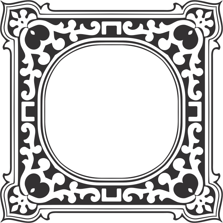 Vintage Decorative Ornamental Frame 7