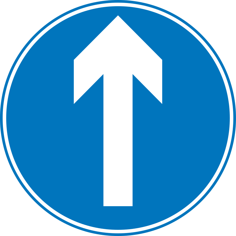 Roadsign Ahead only