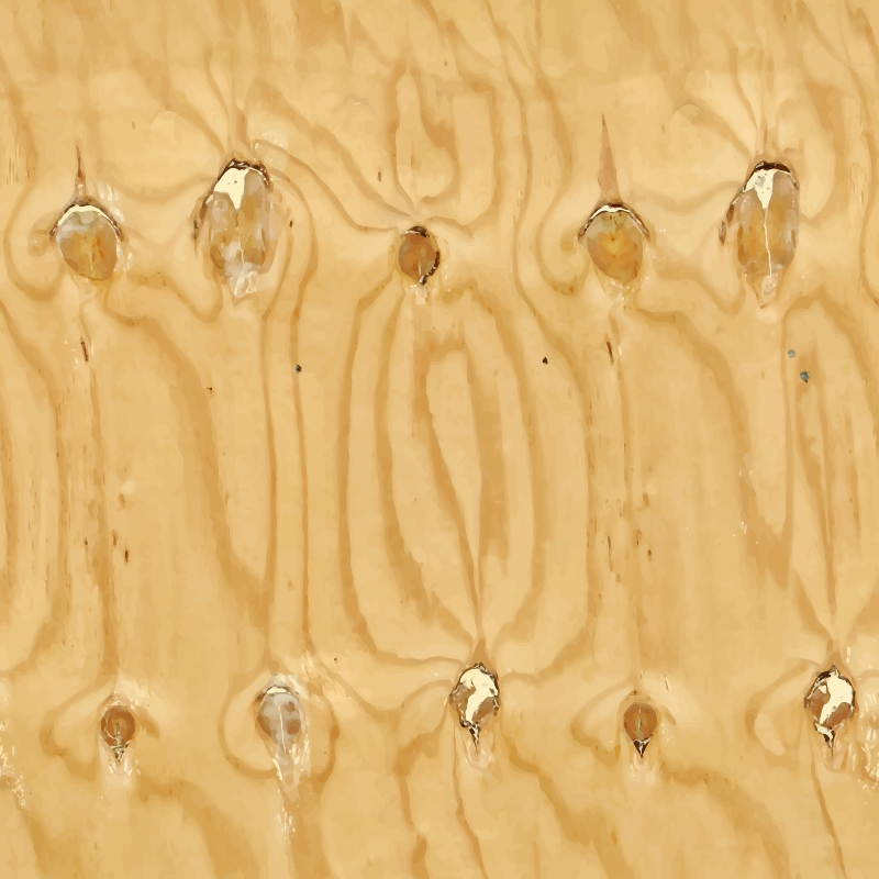 Knotty wooden board