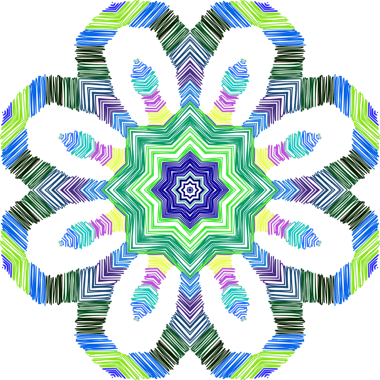 Scribbled Geometric Shape