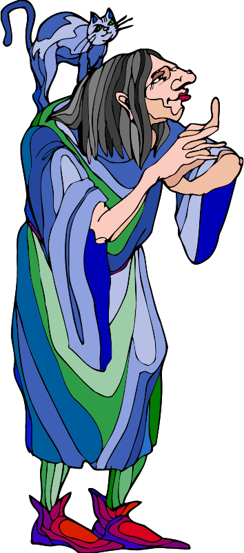 Shakespeare characters - witch 2 (colour)