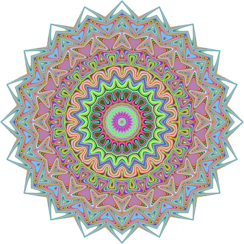 Abstract Pastel Mandala