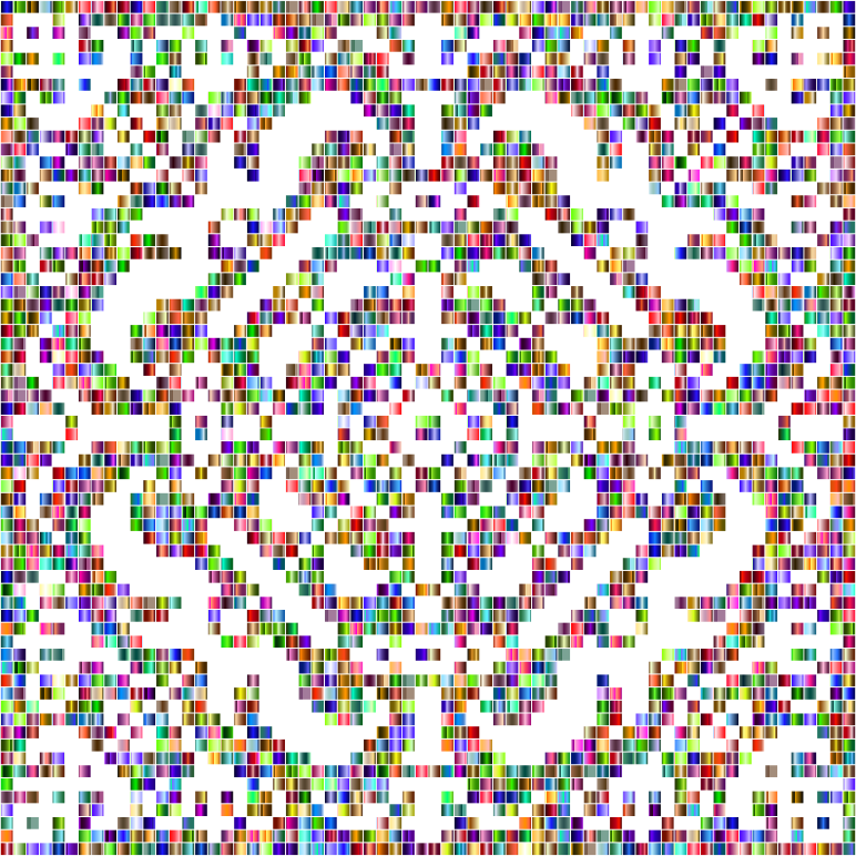 Prismatic Metropolitan Museum Pattern Recreated 4 No Background