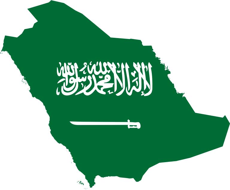 Saudi Arabia Map Flag
