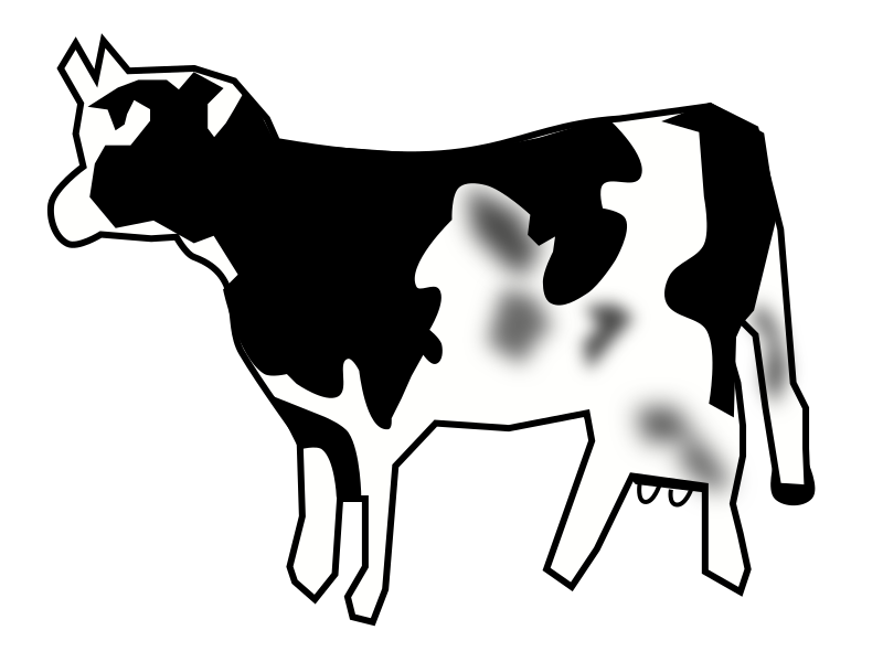 vaca trazo