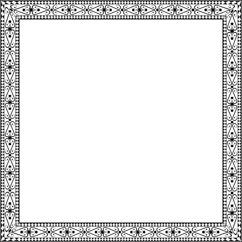 Decorative Ornamental Square Frame