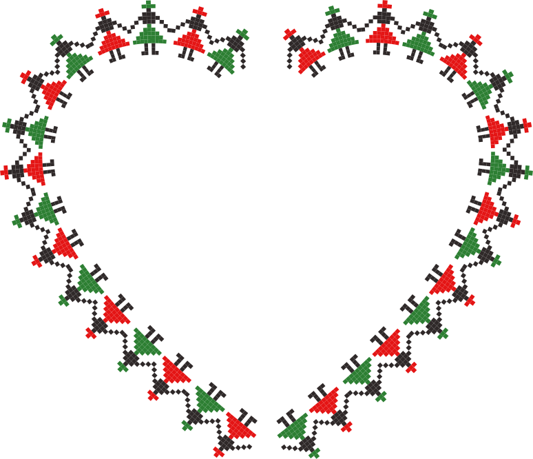 Pixel Dancers Heart