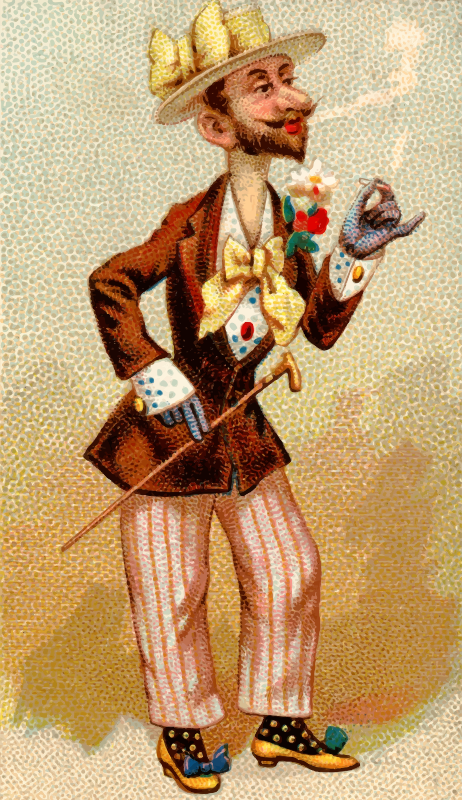 Cigarette card - Boulevard