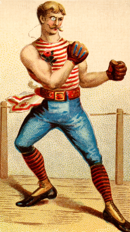 Cigarette card - Boxing