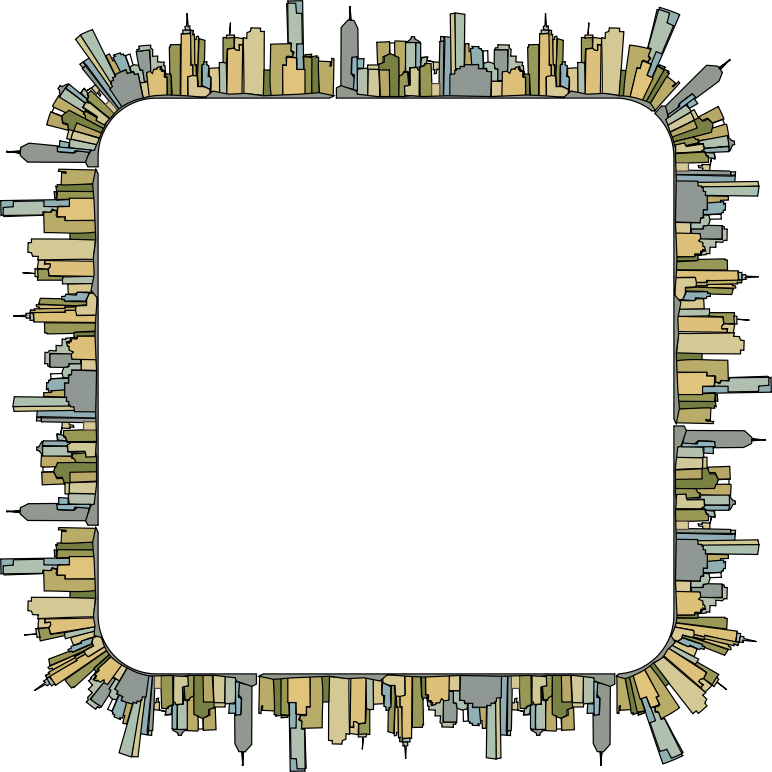 Melbourne Skyline Square 2