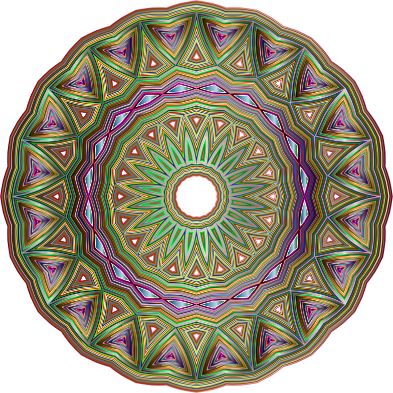 Chromatic Abstract Mandala
