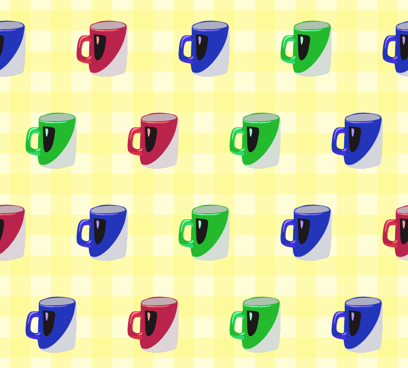 Mugs pattern