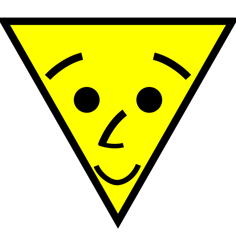 Triangle face smiles