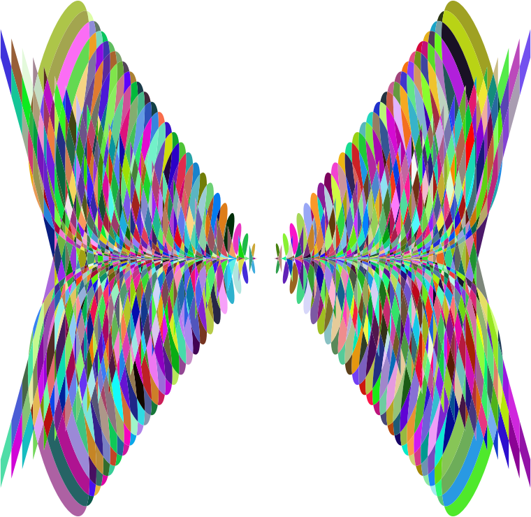 Prismatic Abstract Butterfly Wings