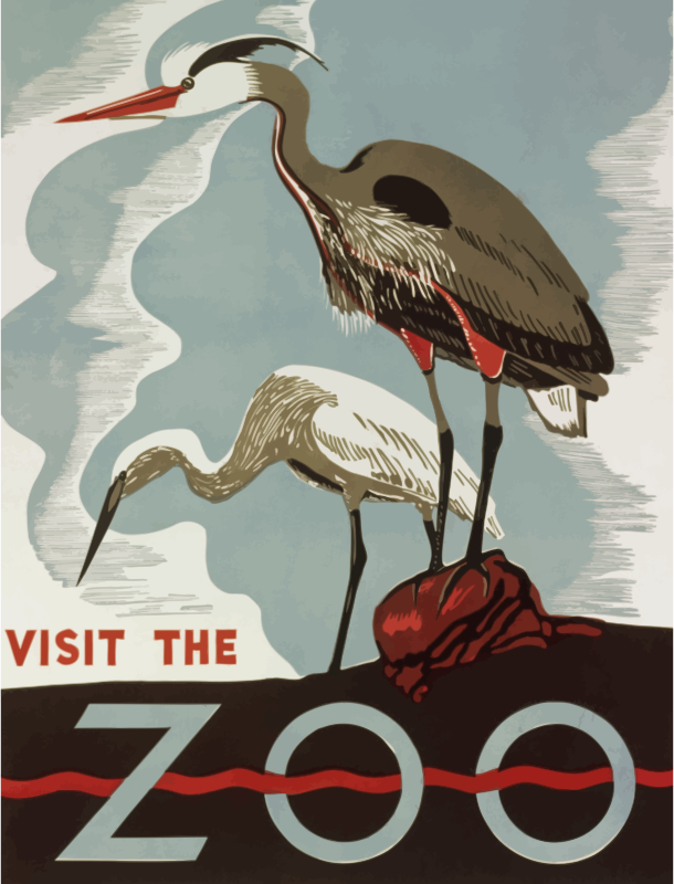 Visit zoo poster 4