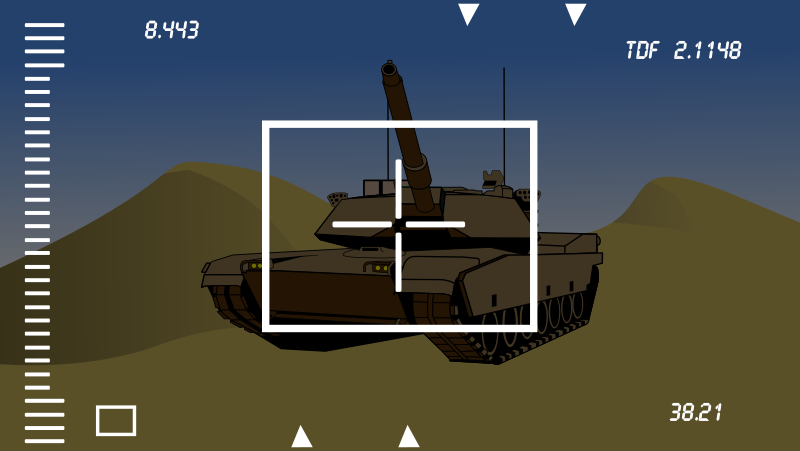 Missile camera view