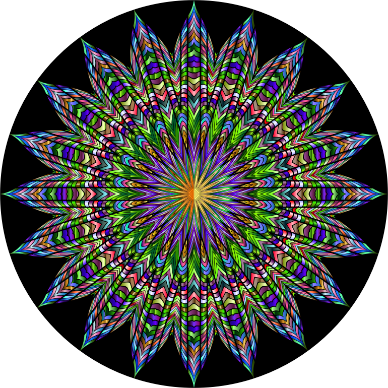 Chromatic Geometric Mandala