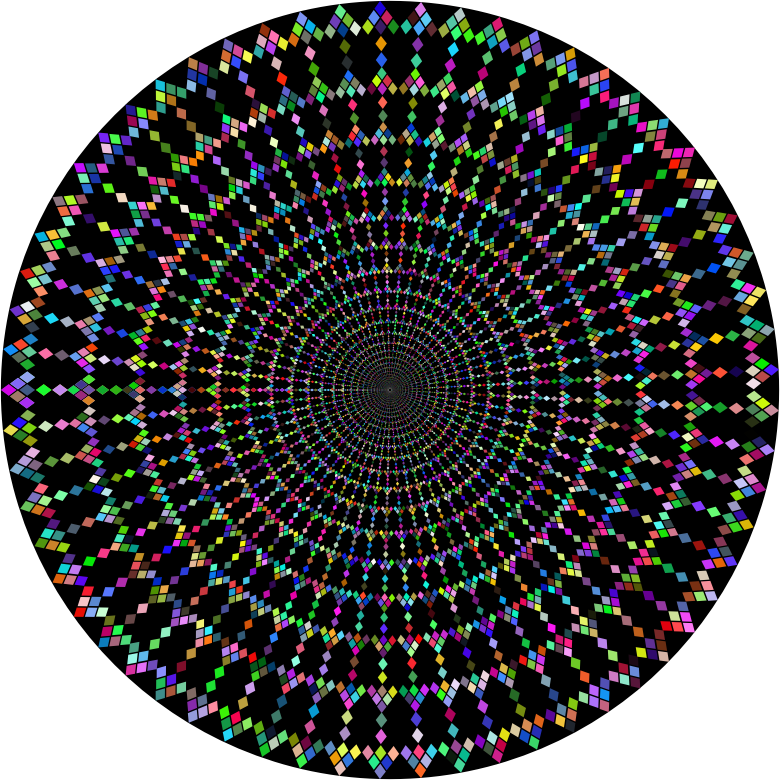 Prismatic Abstract Vortex 48