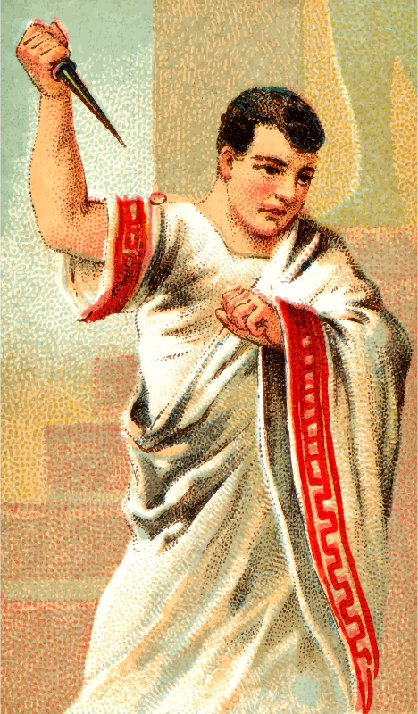 Cigarette card - Dagger