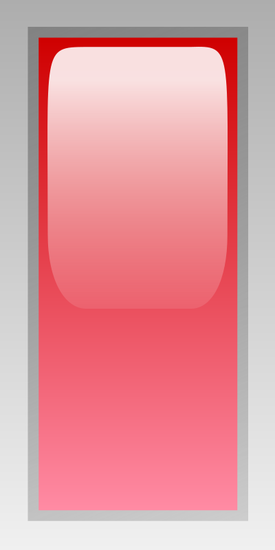 led rectangular v red