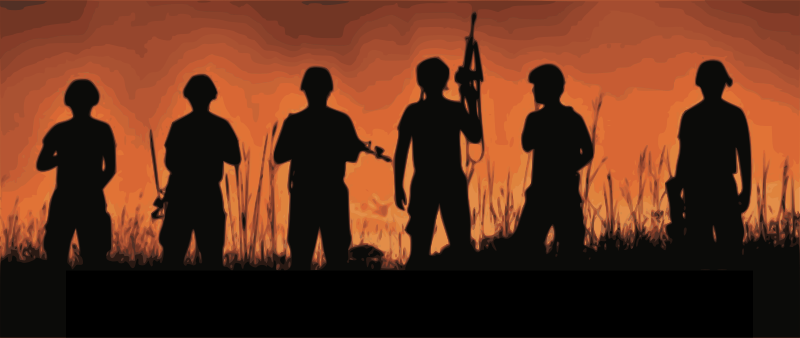 Soldiers on Orange