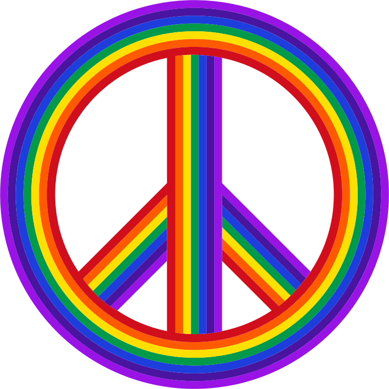 Peace Sign Rainbow
