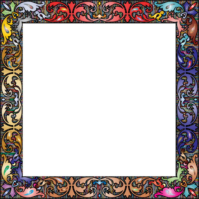 Fancy Vintage Square Frame 2 Prismatic