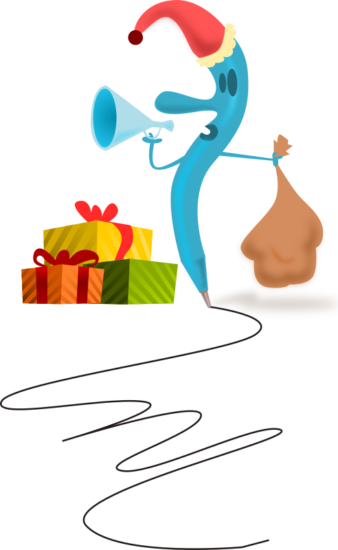 santa pen
